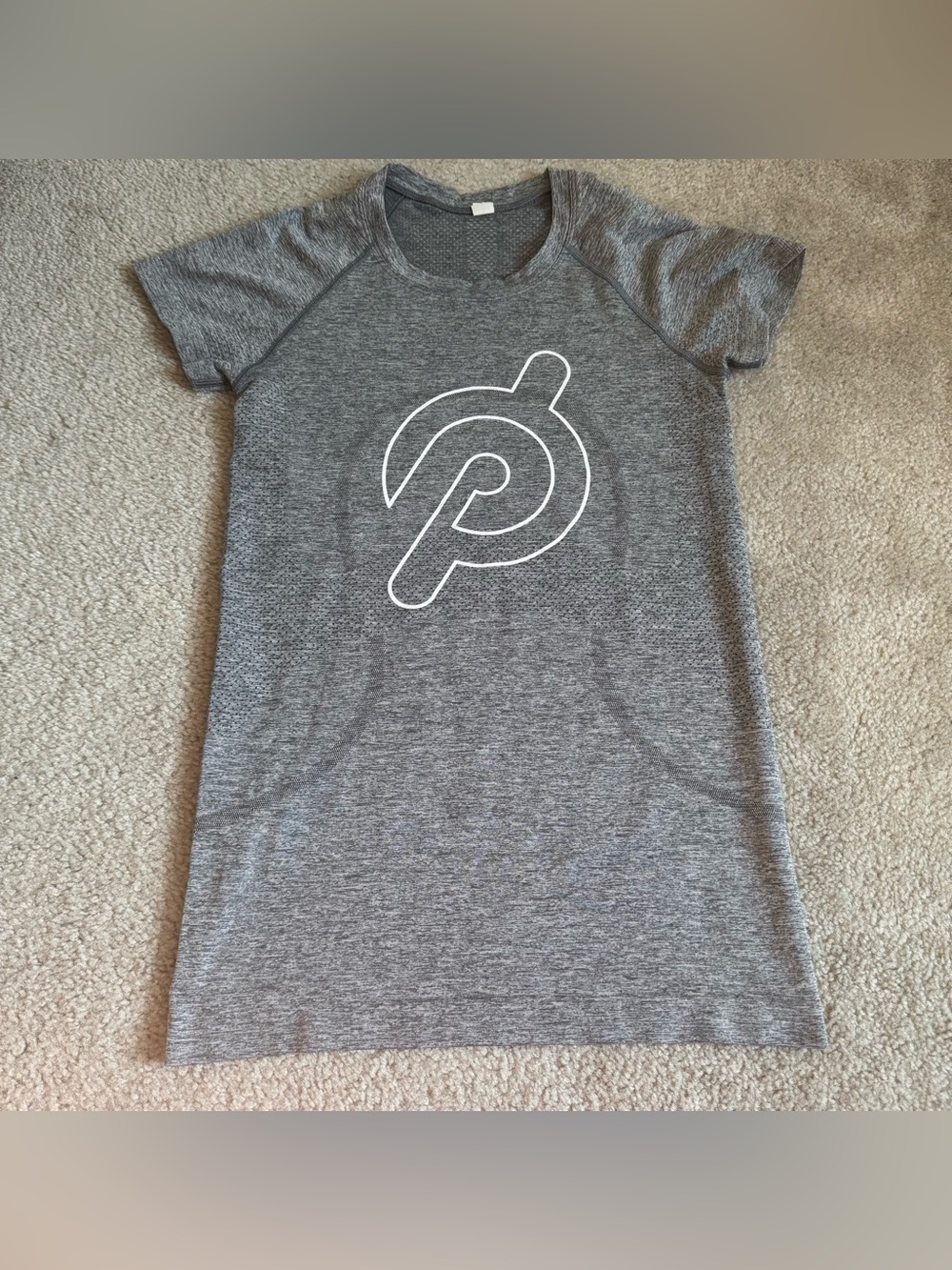 Lululemon Athletica x Peloton Swiftly Tech 2.0 T-Shirt Womens Gray Short Sleeve